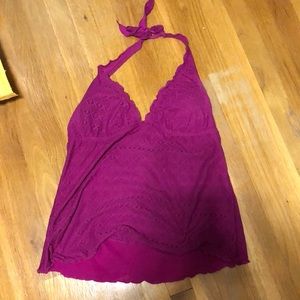 Crochet bathing suit top